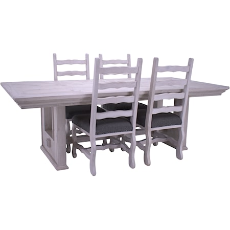 Andie Dining Table & 4 Chairs