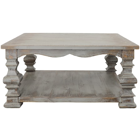 Ava Jess Gray Coffee Table