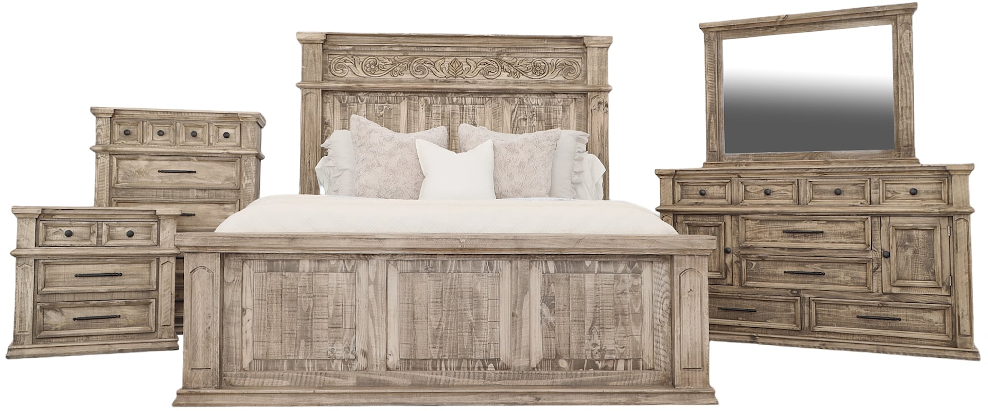 4 Piece King Bedroom Set