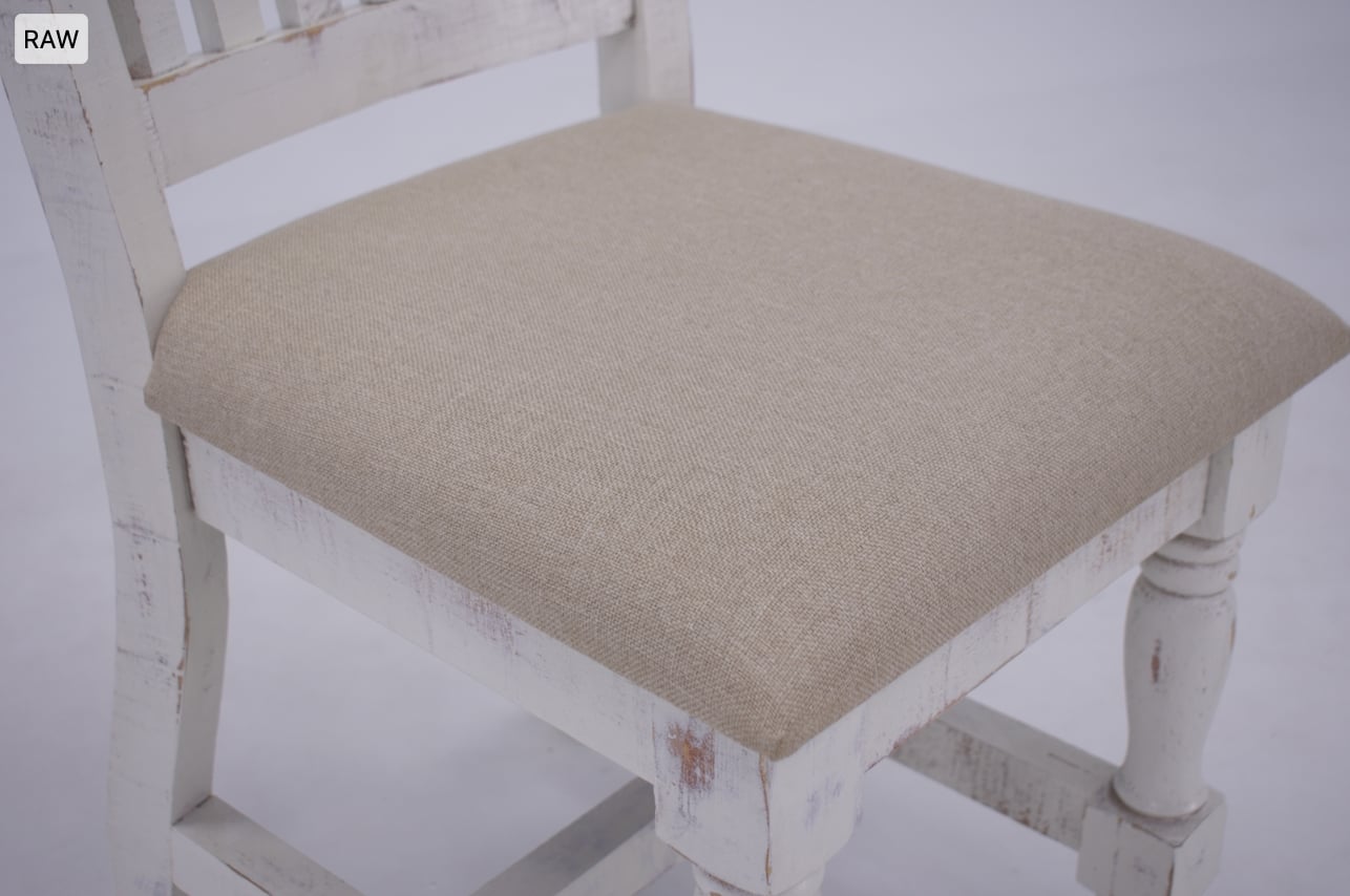 Vintage Martha Martha Sandstone Dining Table & 6 Chairs