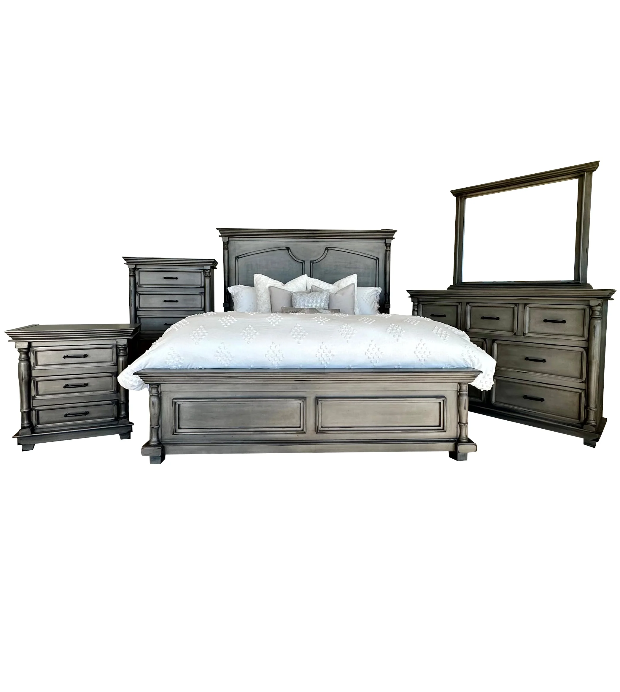 Vintage ANISTON PANISTONKBC Aniston King Bed Johnson's Furniture