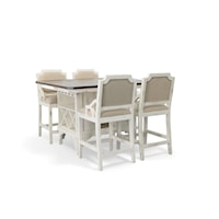 Camry New White with Rodeo 5 Piece Dining Set
