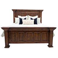 Chalet Walnut Panel King Bed