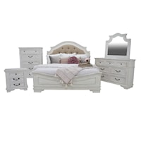 Freedom King Bed, Dresser, Mirror & Nightstand