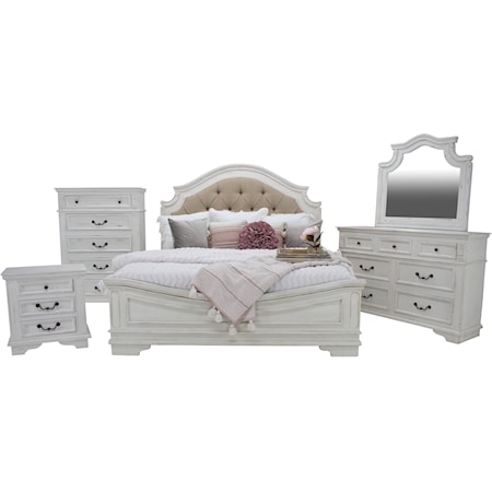 Freedom King Dresser Mirror & Nightstand