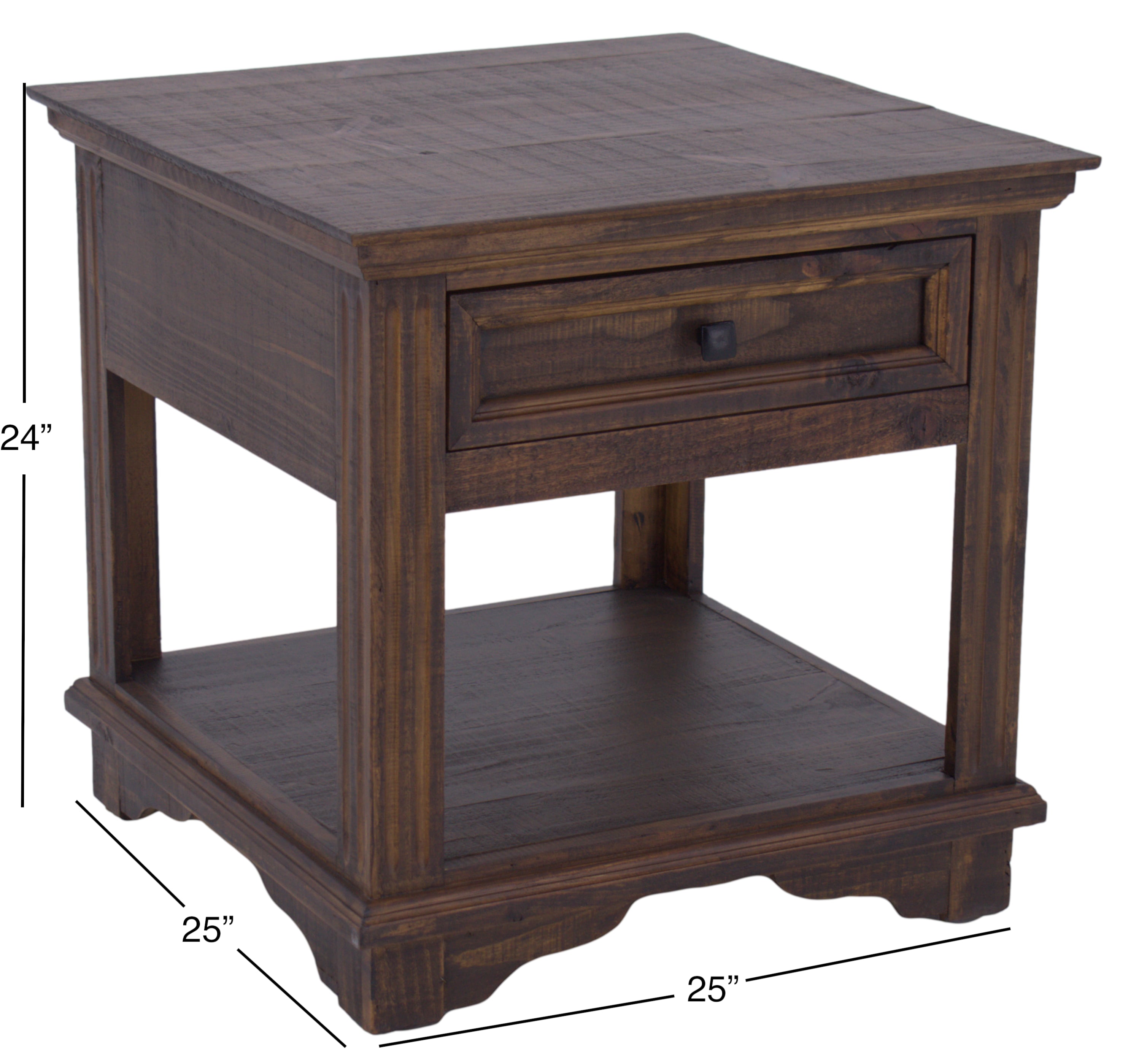 Vintage Charleston Charleston Walnut End Table