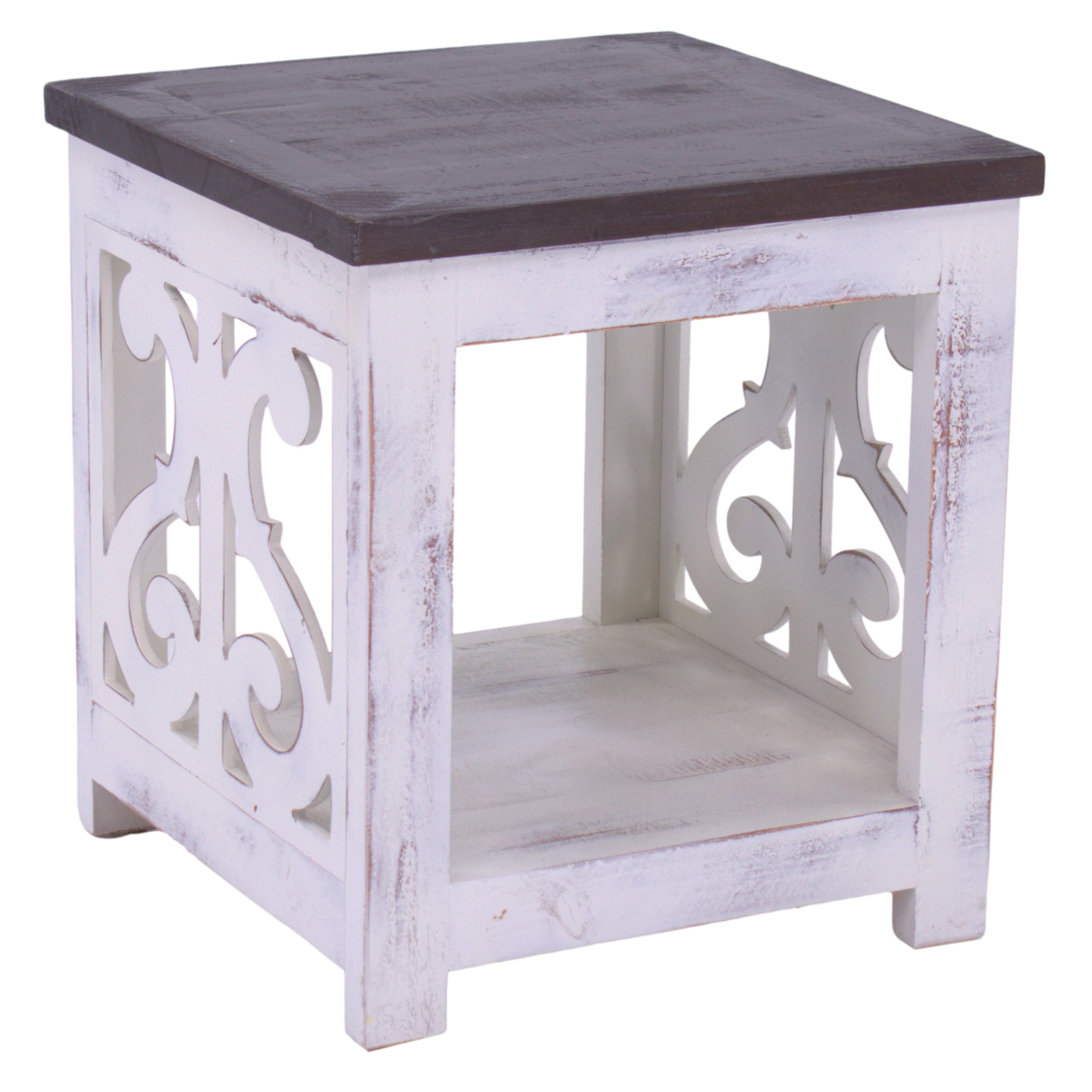 Vintage Harp Harp End Table