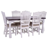 Martha Sandstone Dining Table & 6 Chairs