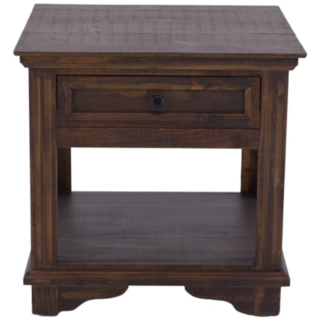 Charleston Walnut End Table