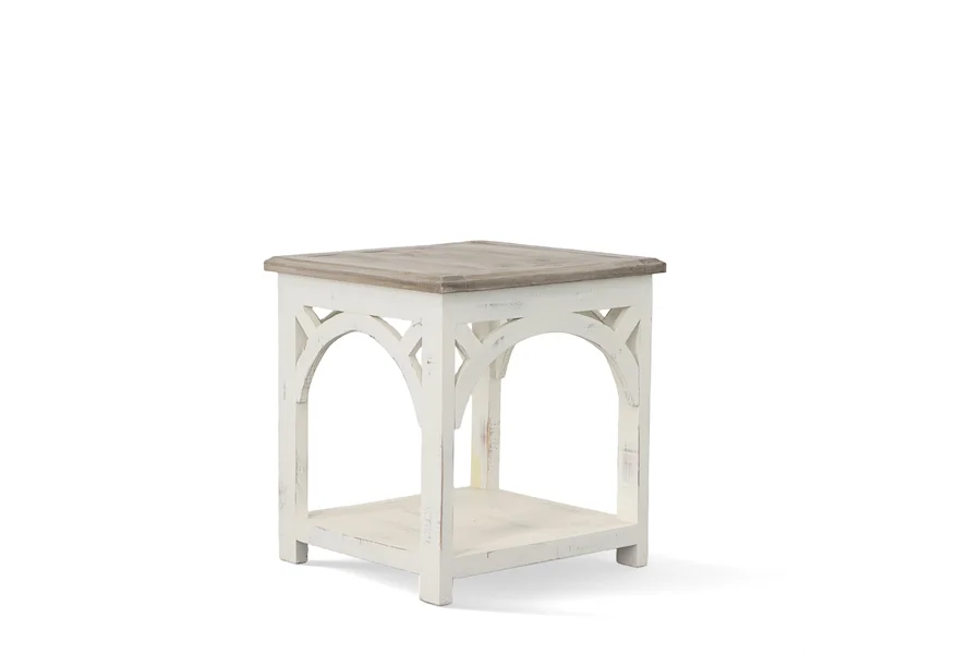 Arche Arche End Table by Vintage at Johnson's Furniture