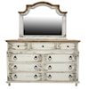 Vintage Clarice Clarice King Dresser Mirror & Nightstand