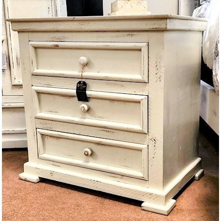 Nina 3 Drawer Nightstand