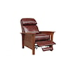 Barcalounger Mission Mission Leather Push-Back Recliner