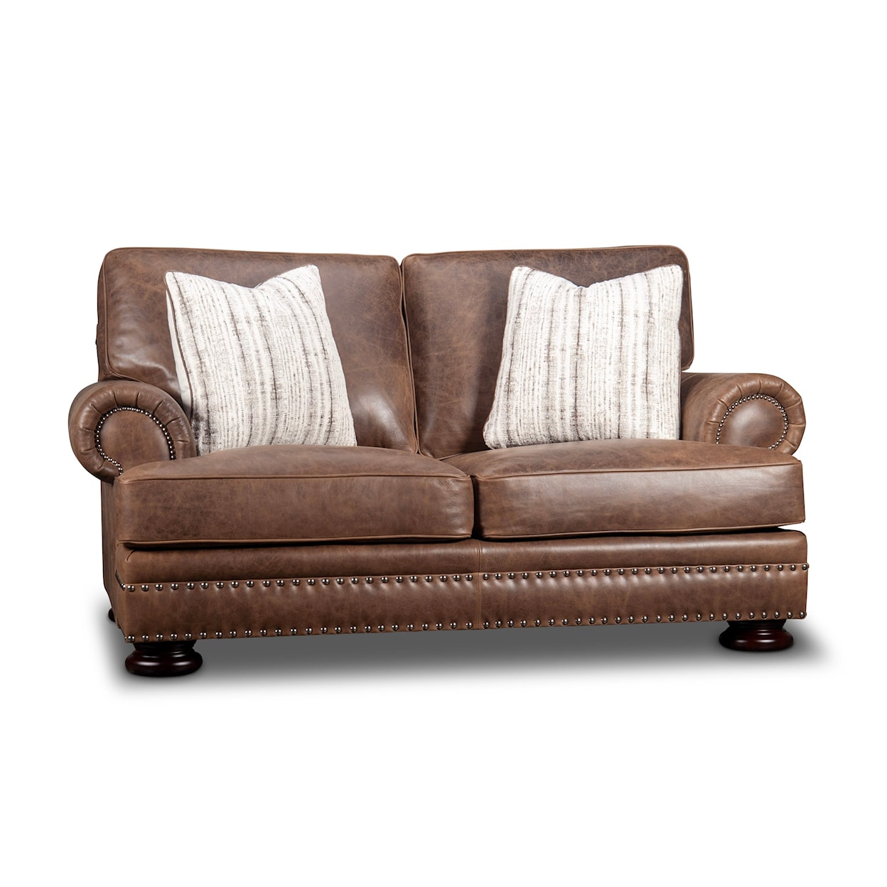 Bernhardt Foster  Foster Leather Loveseat