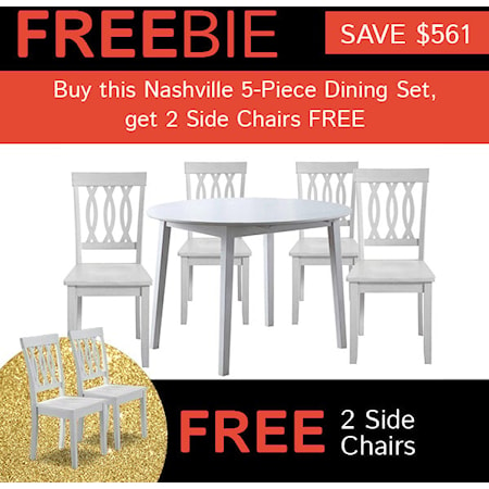 Nashville Dining Set with Freebie!