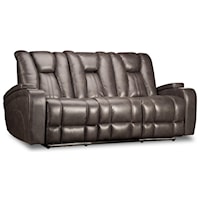 Power Reclining Sofa with Power Head Rest and Lights