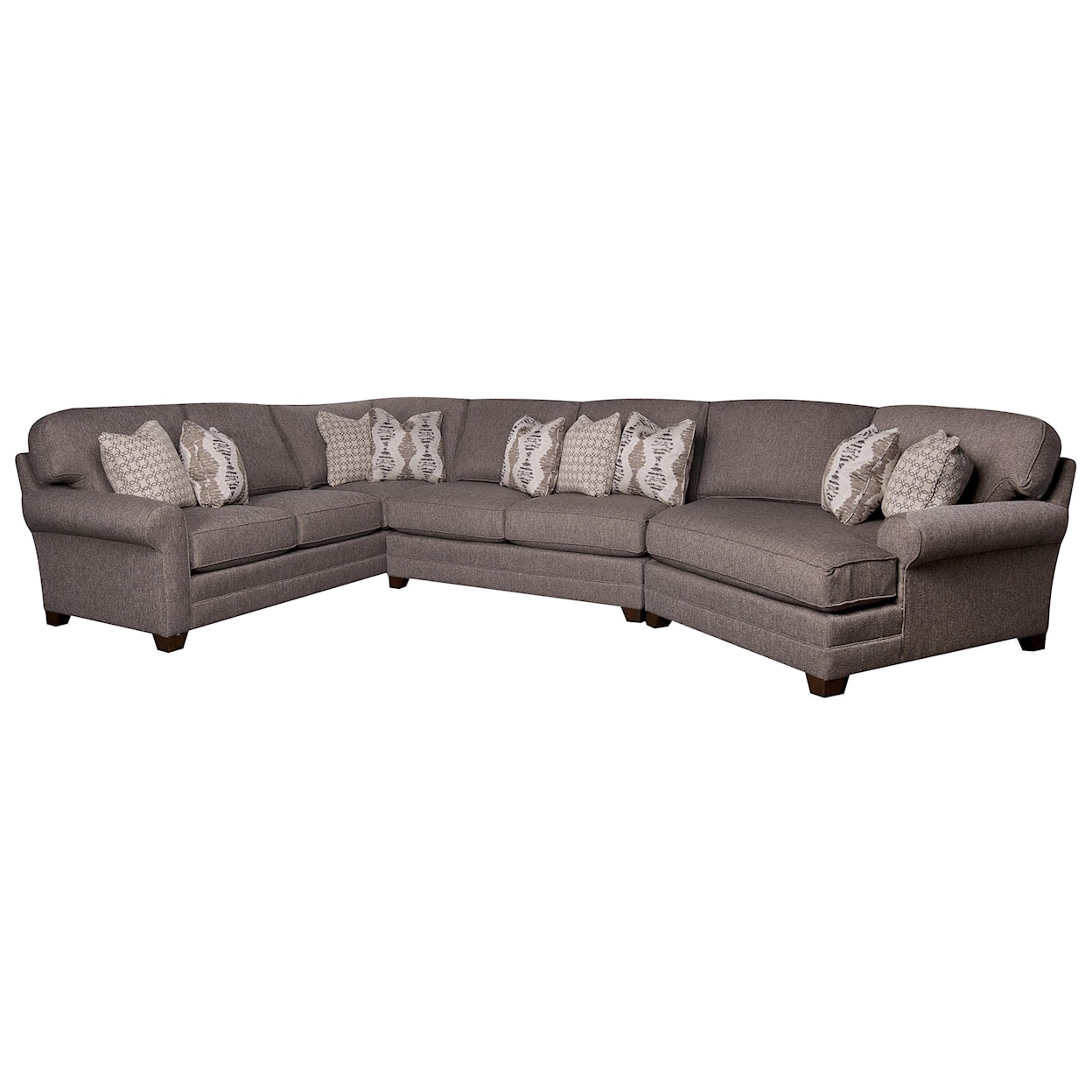 King Hickory Mcgraw McGraw Sectional Sofa