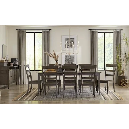 Transitional 5-Piece Dining Set