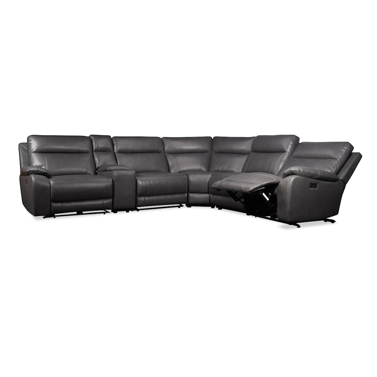 Cheers Jonas Jonas Leather Power Sectional