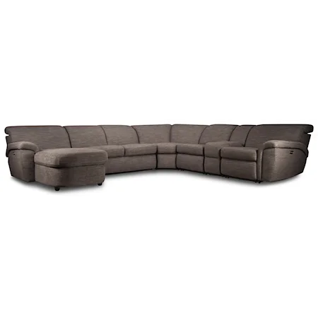 Sleeper Sectional with Power Recliner