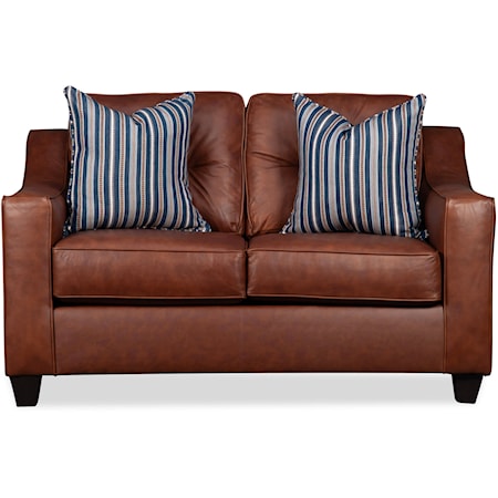 Reno Leather Loveseat