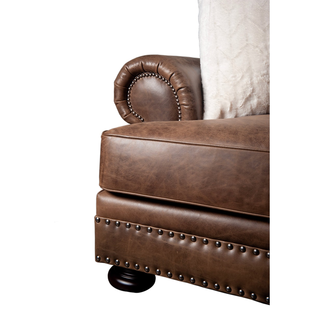 Bernhardt Foster  Foster Leather Sofa
