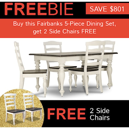Fairbanks Dining Set with Freebie!