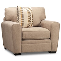 Arm Chair with Accent Pillow