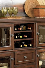 Wine Bottle Storage Featured on Server