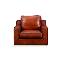 Rayburn Leather Swivel Chair