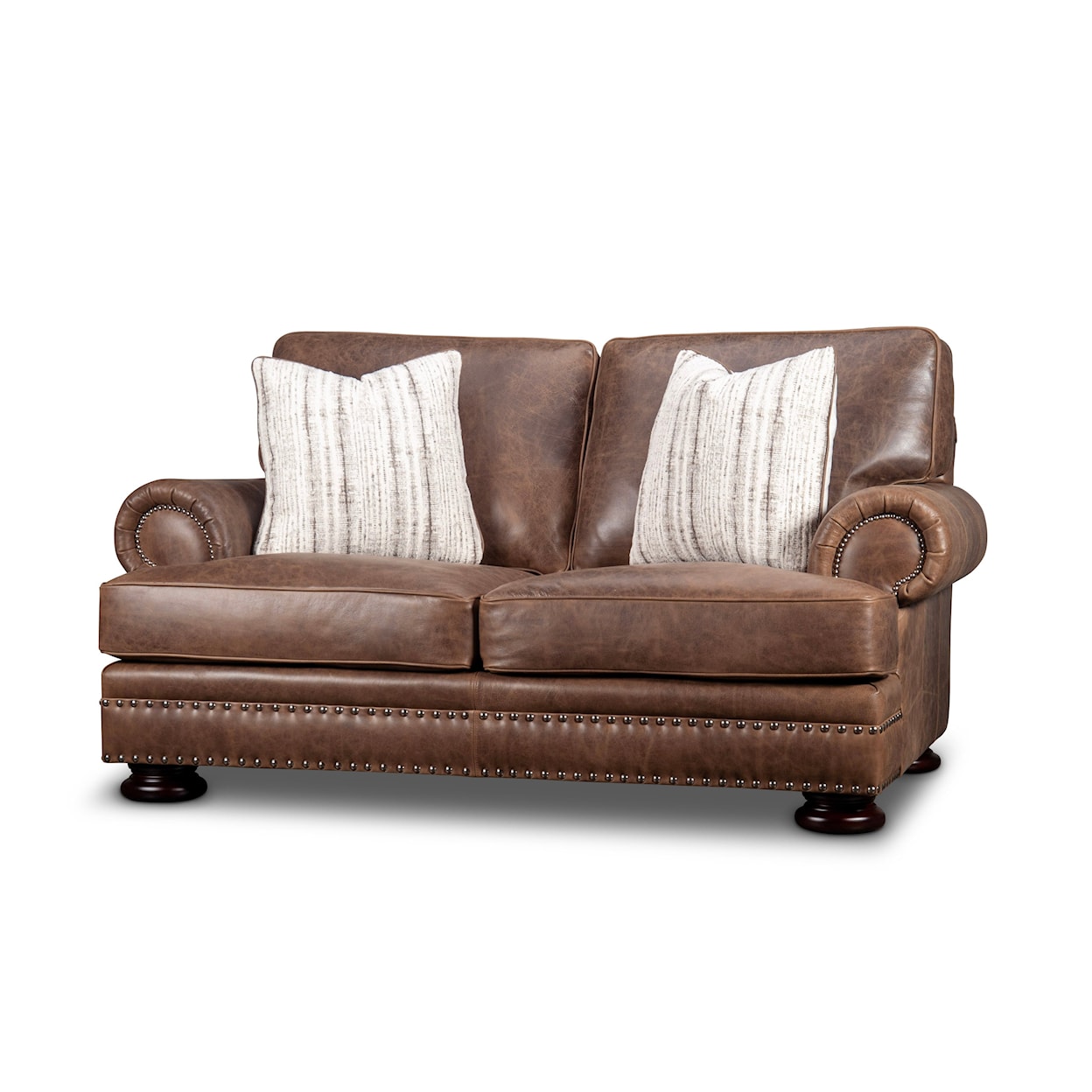 Bernhardt Foster  Foster Leather Loveseat