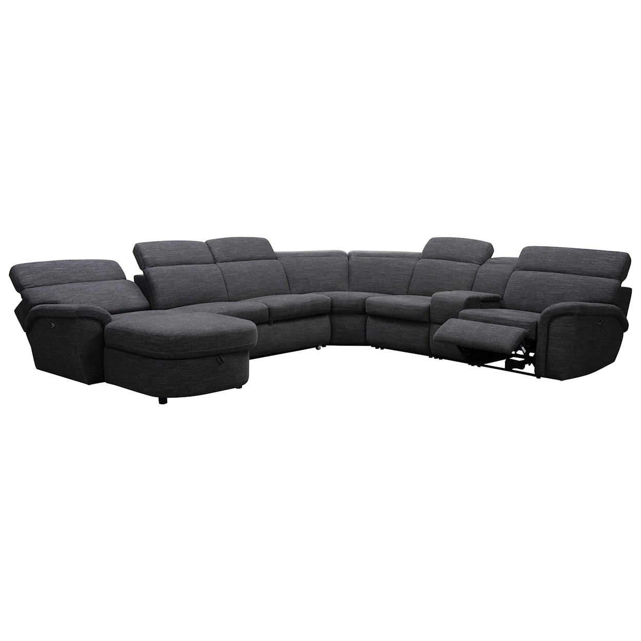 Vogue Home Furnishings Astra Astra Sleeper Sectional with Power Recliner