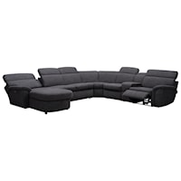 Sleeper Sectional with Power Recliner