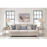 Sofa with Accent Pillows