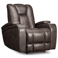 Power Recliner with Power Head Rest and Lights