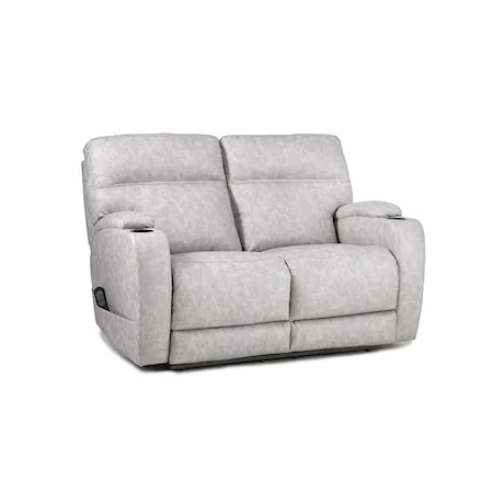 Atlas Power Loveseat with Headrest and Lumbar