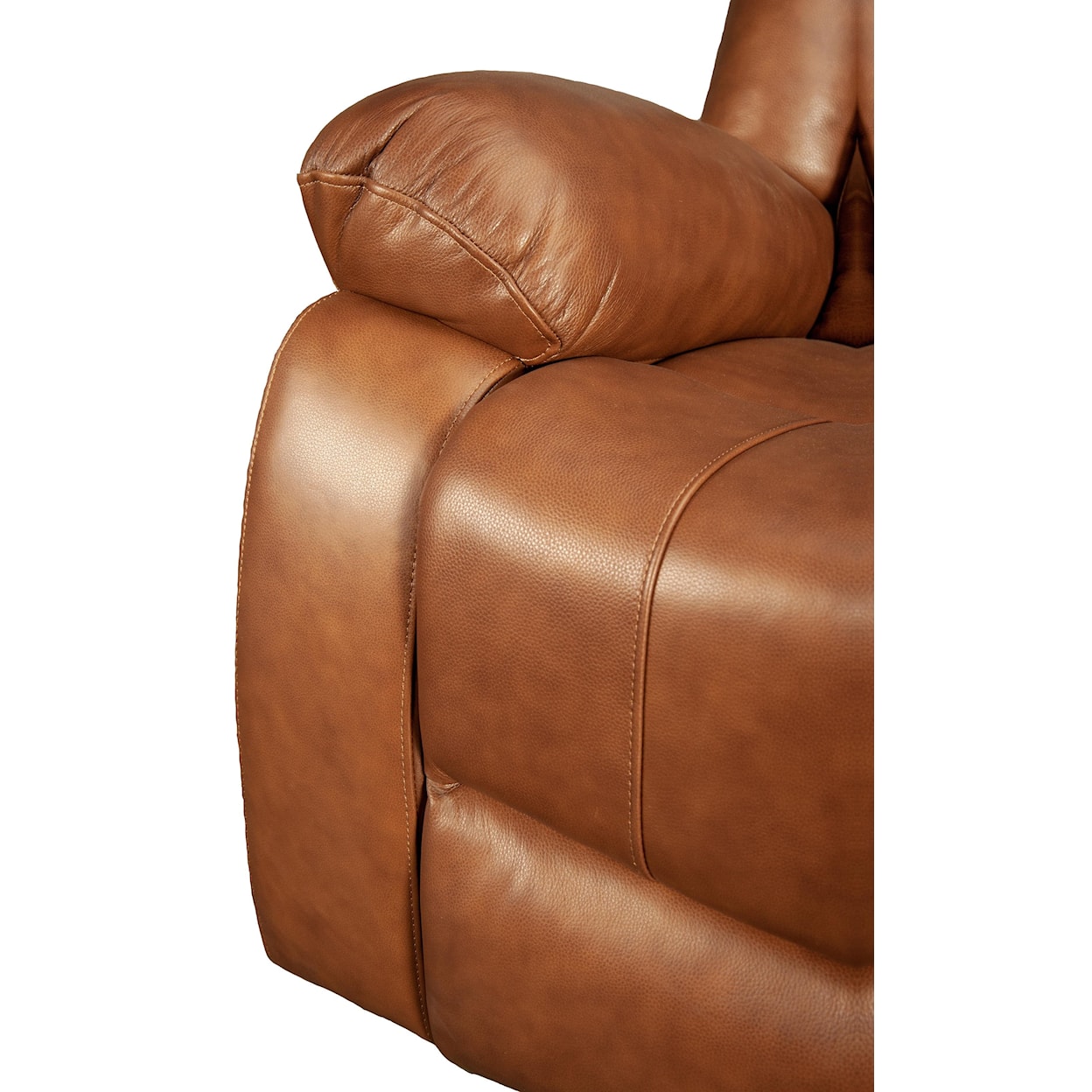 Vogue Home Furnishings Tully Tully Leather Match Reclining Sofa