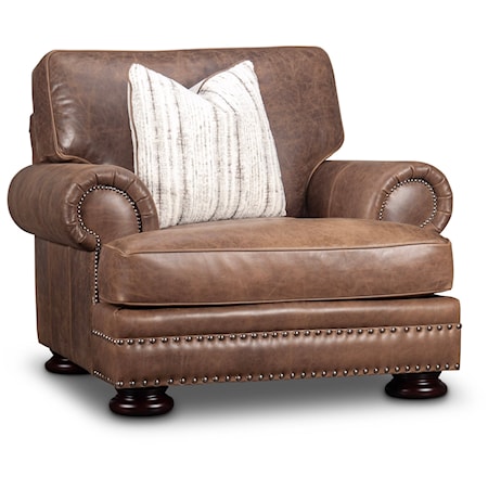 Foster Top Grain Leather Chair