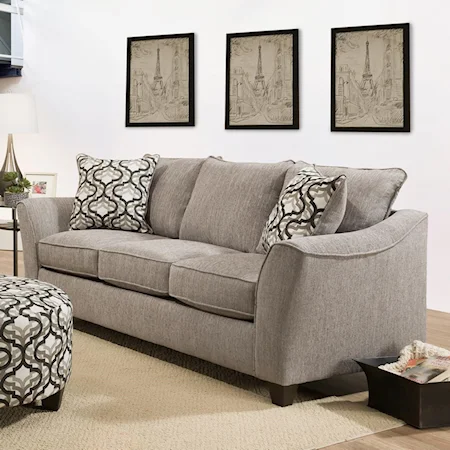 Sofa with Accent Pillows