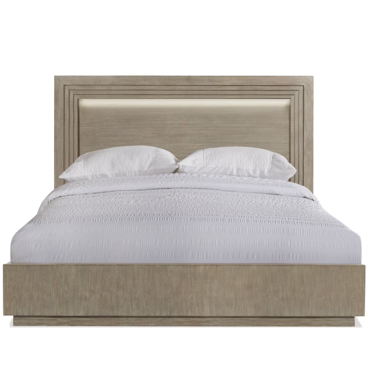 Riverside Furniture Cassandra Cassandra Queen Illuminated Panel Bed