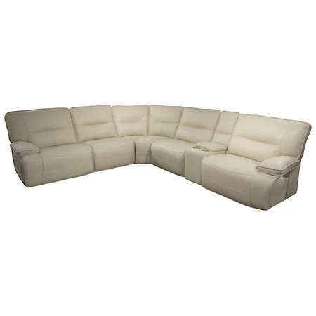 Power Sectional Sofa with Power Headrest and USB