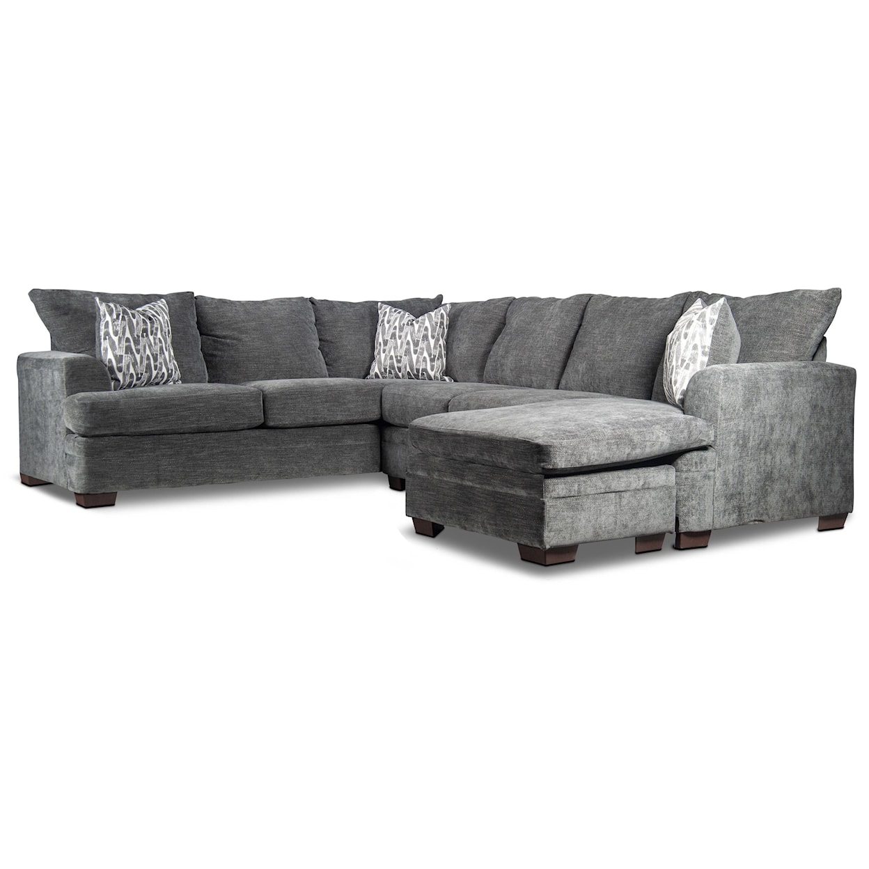 Peak Living Mercer Mercer Sectional Sofa with Chaise