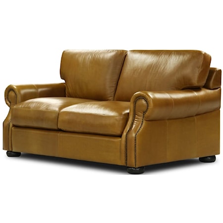 Wentworth Top Grain Leather Loveseat