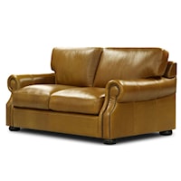 Wentworth Top Grain Leather Loveseat