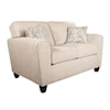 Peak Living Rexanna Rexanna Loveseat with Accent Pillows