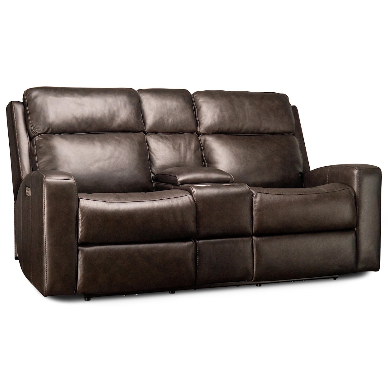 Flexsteel Casegoods Cordelia Cordelia Leather Match Power Loveseat