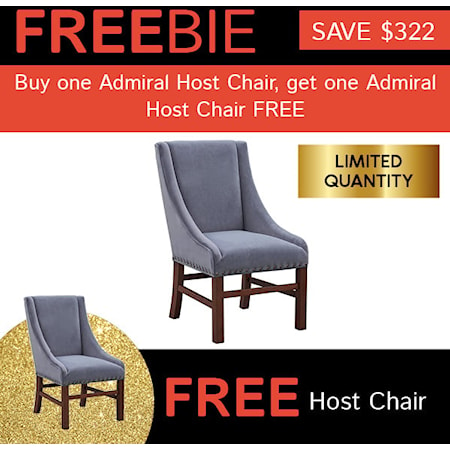 Admiral Dining Host Chair with FREEBIE!