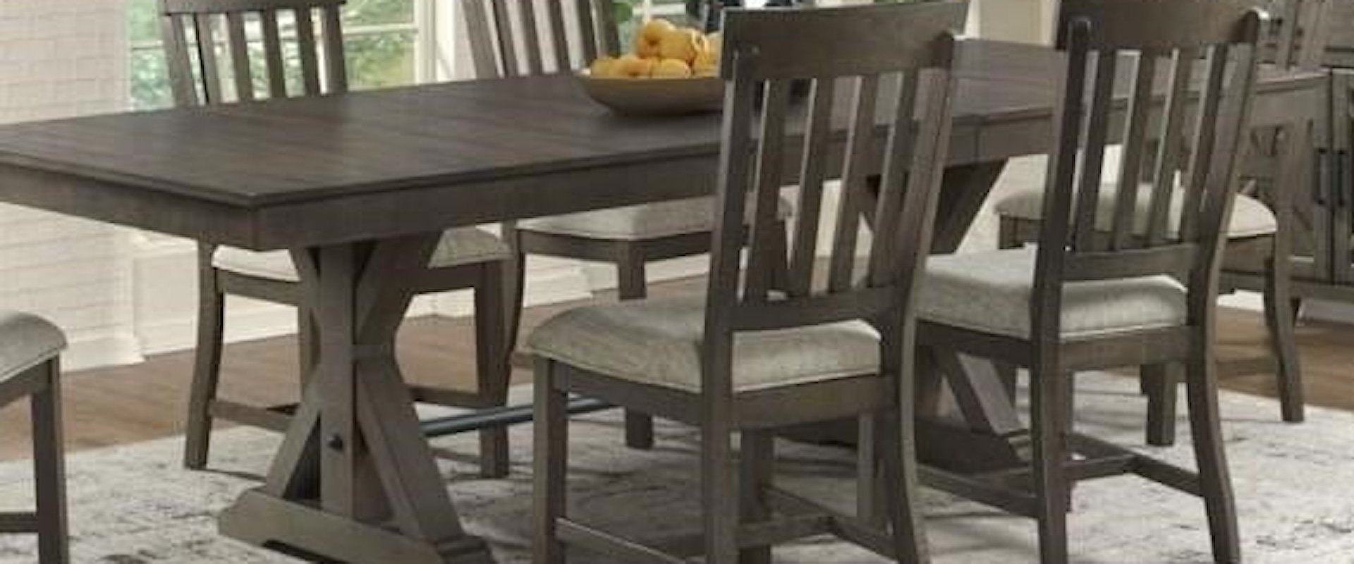 5-Piece dining set includes a table and 4 side chairs!