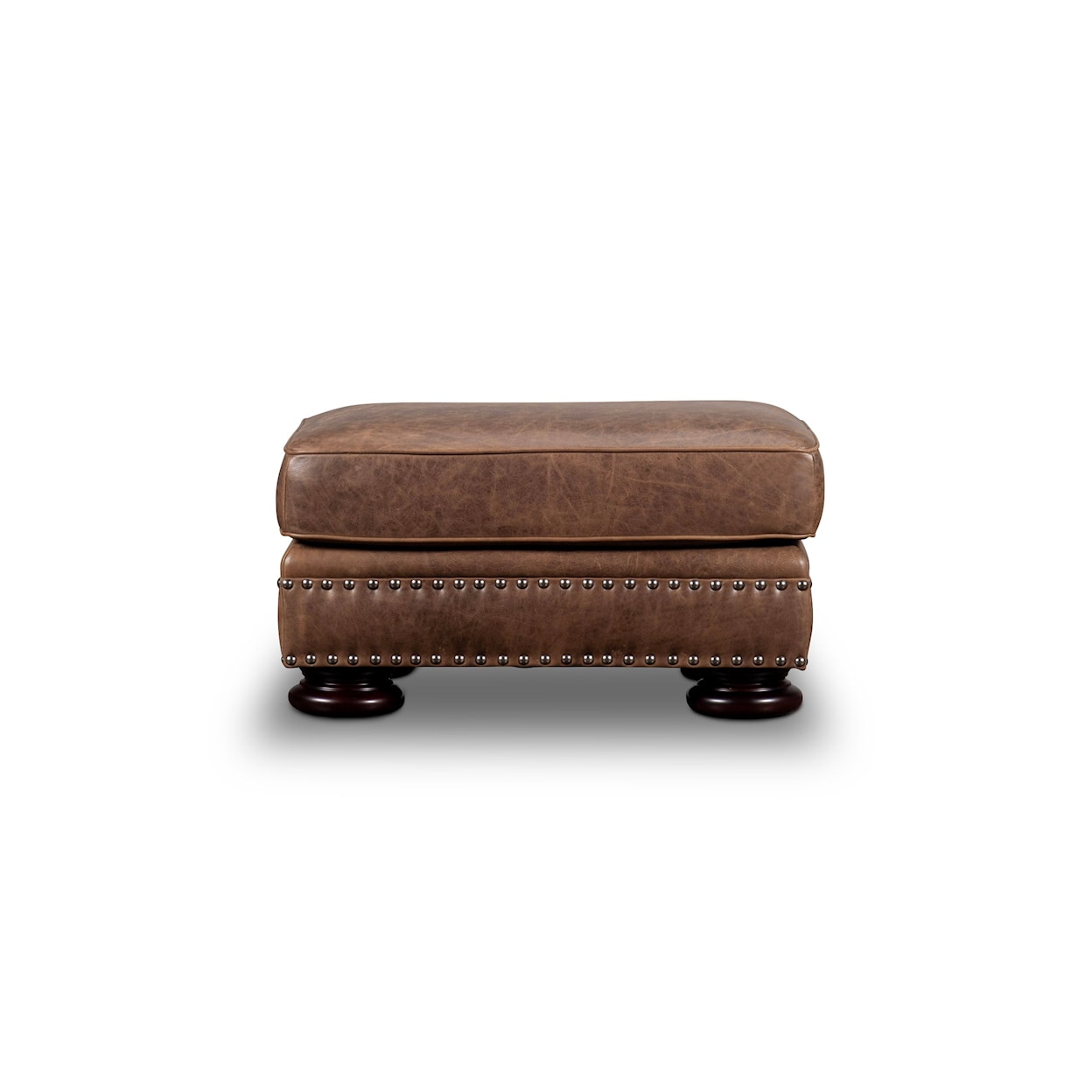 Bernhardt Foster  Foster Leather Ottoman