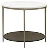 Pulaski Furniture Boulevard by Drew and Jonathan Home  Boulevard Stone Oval End Table